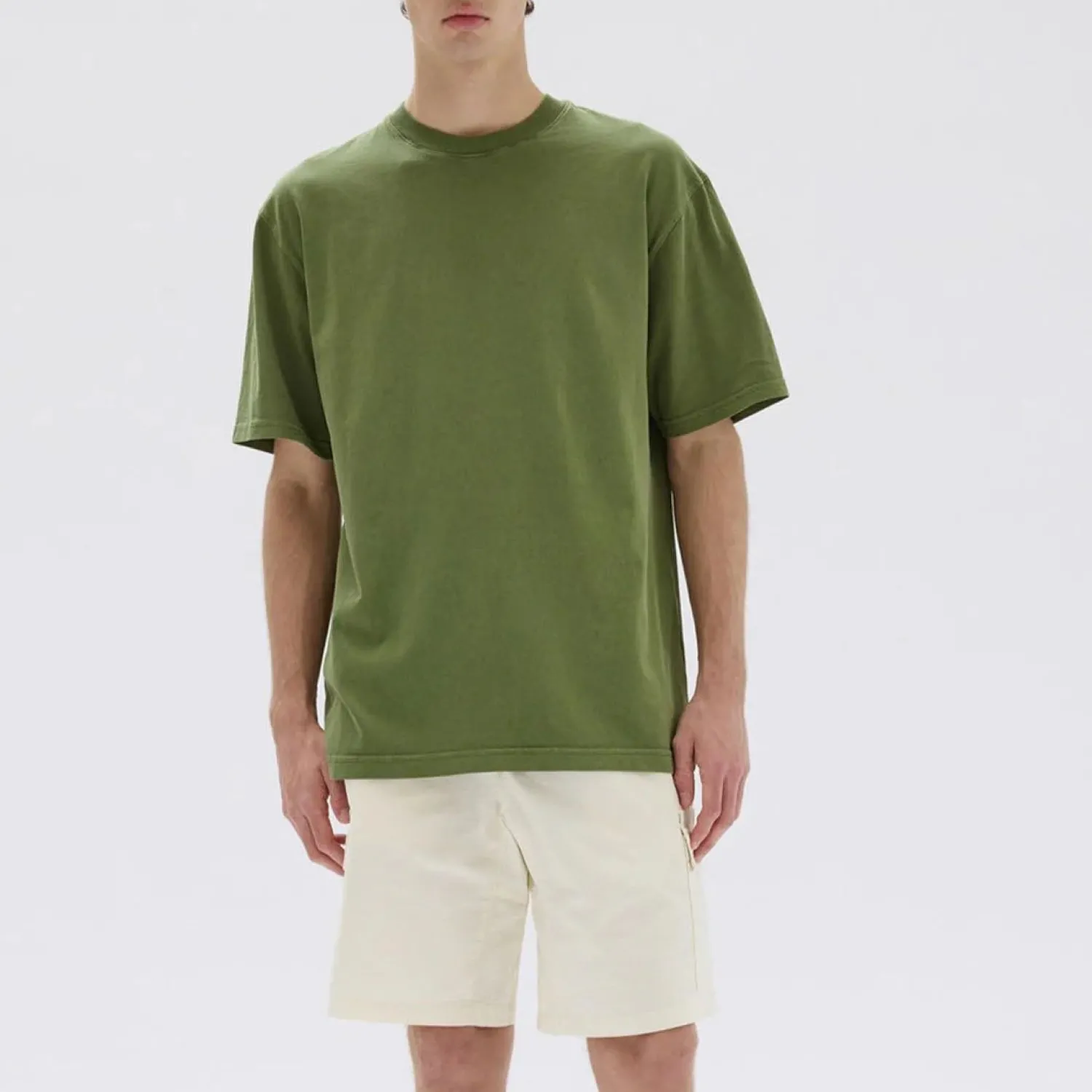 New Assembly Label Mens Knox Oversized Tee - Pandan