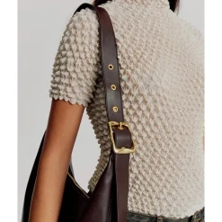 Discount Brie Leon Large Everyday Croissant Bag - Chocolate