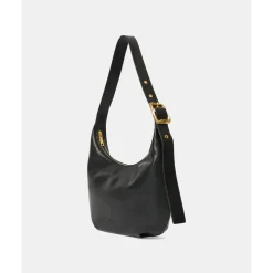 Clearance Brie Leon Large Everyday Croissant Bag - Black