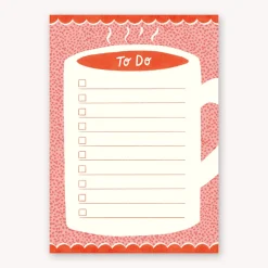 Clearance Lauren Sissons Studio Coffee To Do List A5 Notepad