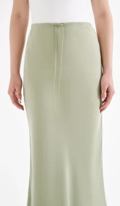 Discount Nude Lucy Lea Cupro Skirt - Sage