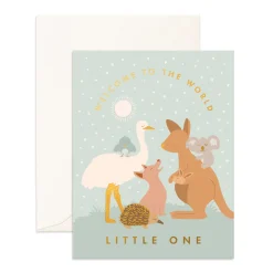 Discount Fox & Fallow Little One Outback Greeting Card