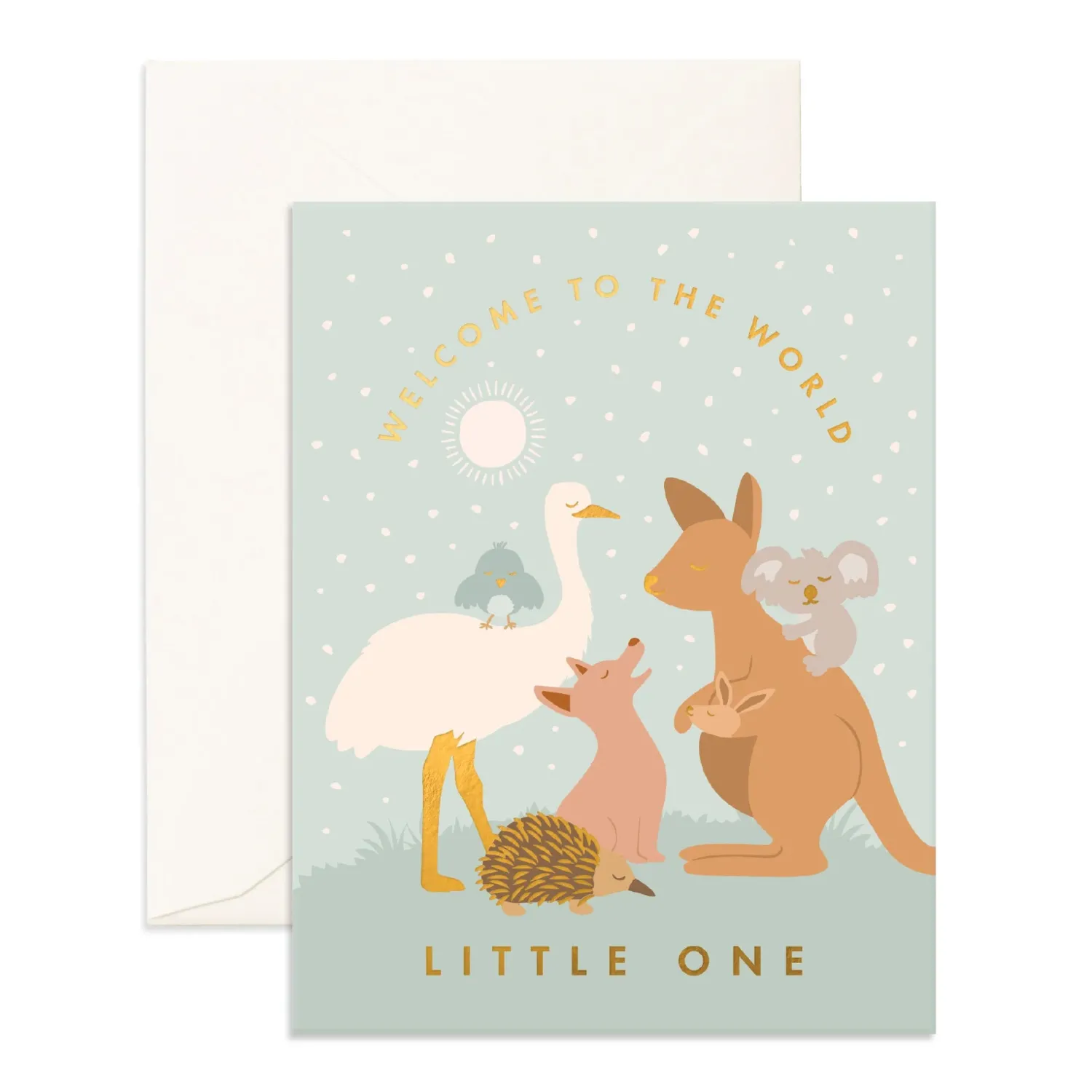 Discount Fox & Fallow Little One Outback Greeting Card