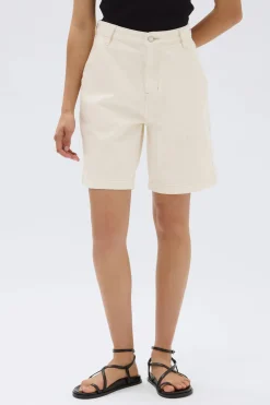 Assembly Label Longline Denim Short - Ecru