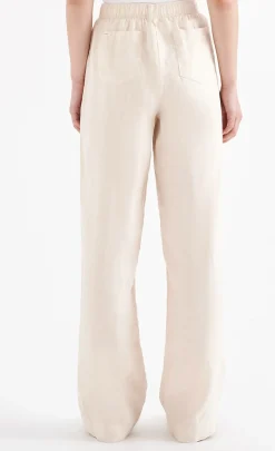 Clearance Nude Lucy Lounge Linen Pant - Pannacotta