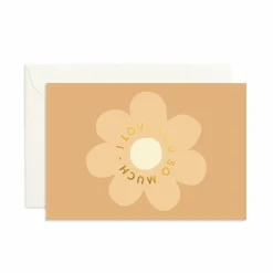 Discount Fox & Fallow Love You Flower Mini Card