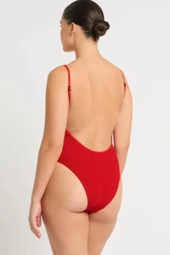Bond-Eye Swim Low Palace One Piece - Baywatch Red