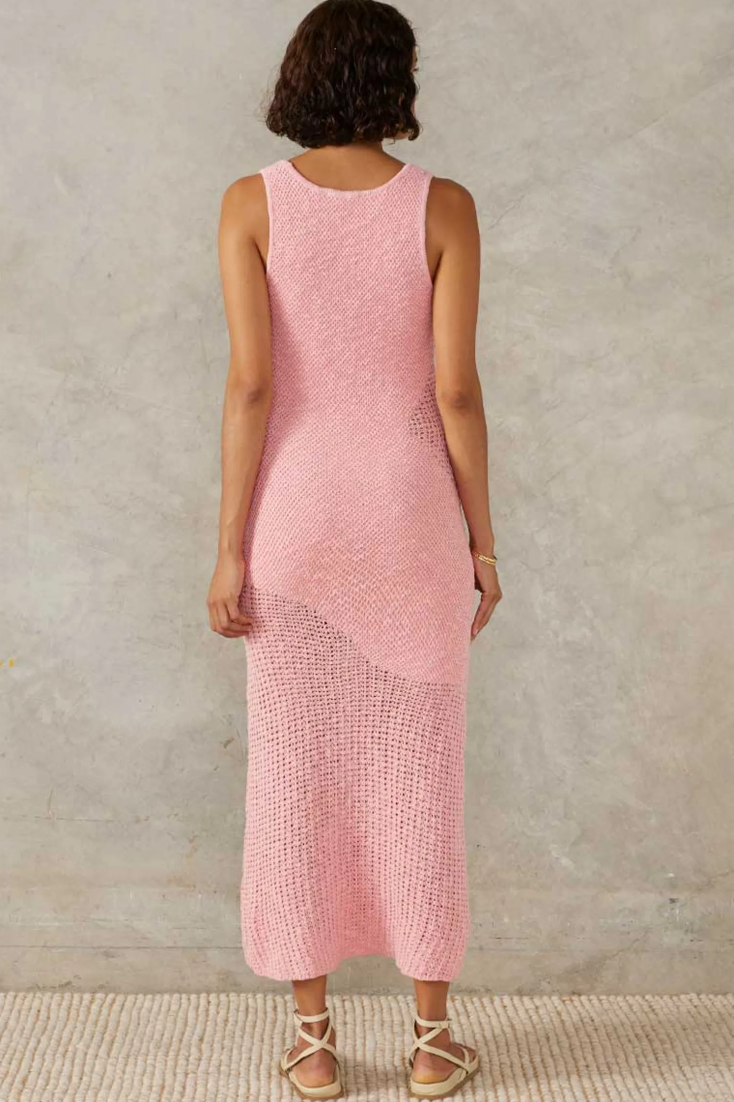 Clearance Mon Renn Marina Knit Dress - Pink