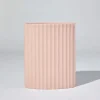 Discount Marmoset Found Ripple Oval Vase Large - Icy Pink