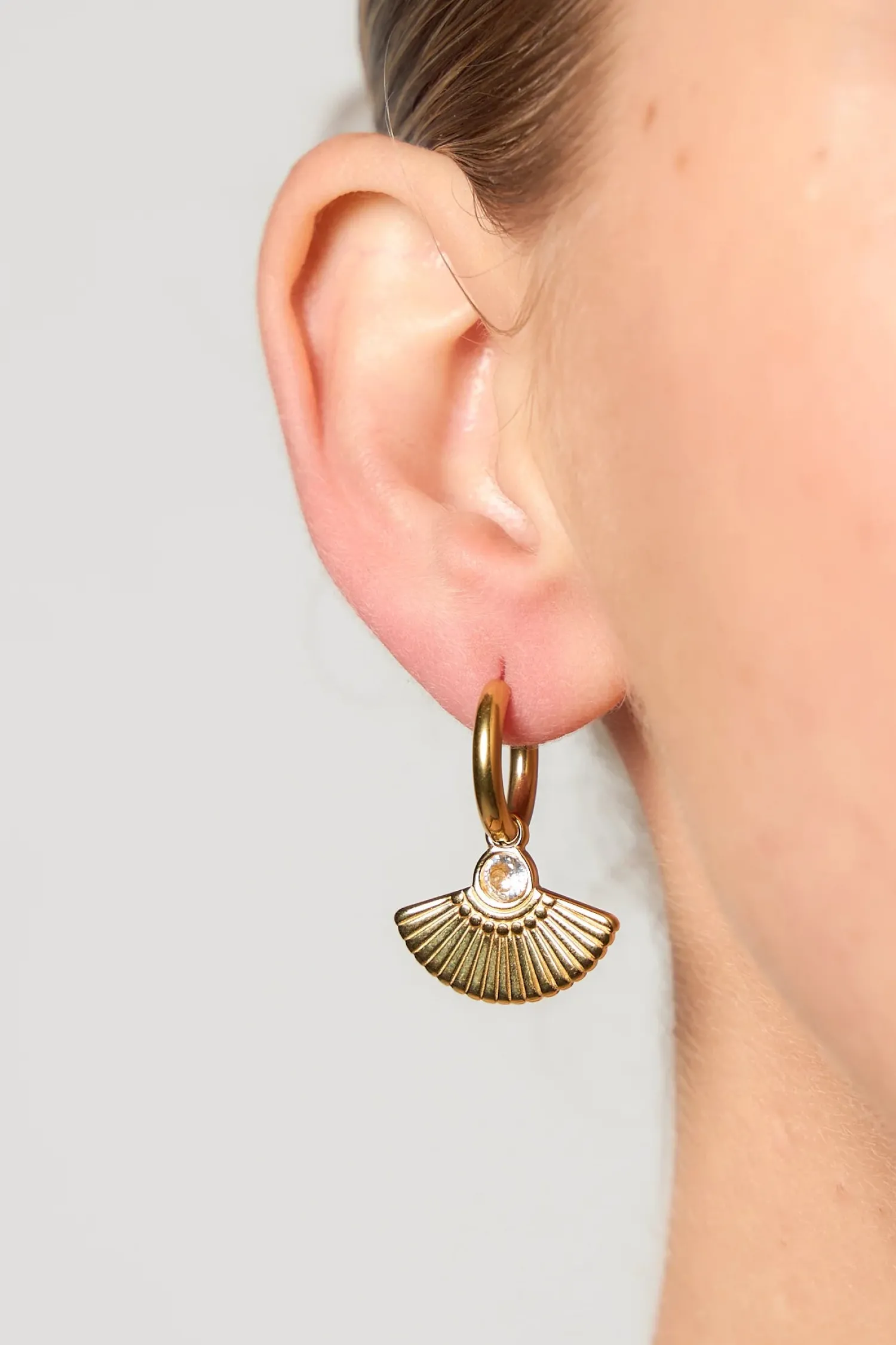 New Love From Lilou Mason Earrings - Gold / Diamond