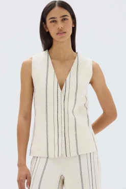 Online Assembly Label Matera Stripe Vest