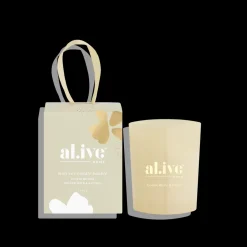 New Al.ive Body Mini Soy Candle Bauble - Golden Wattle & Citrus