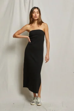 Discount Perfect White Tee Nadine Blondie Strapless Dress - Black