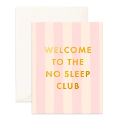Discount Fox & Fallow No Sleep Club Peony Stripe Greeting Card
