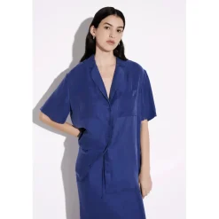 New Nude Lucy Lucia Cupro Shirt - Indigo