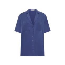 New Nude Lucy Lucia Cupro Shirt - Indigo