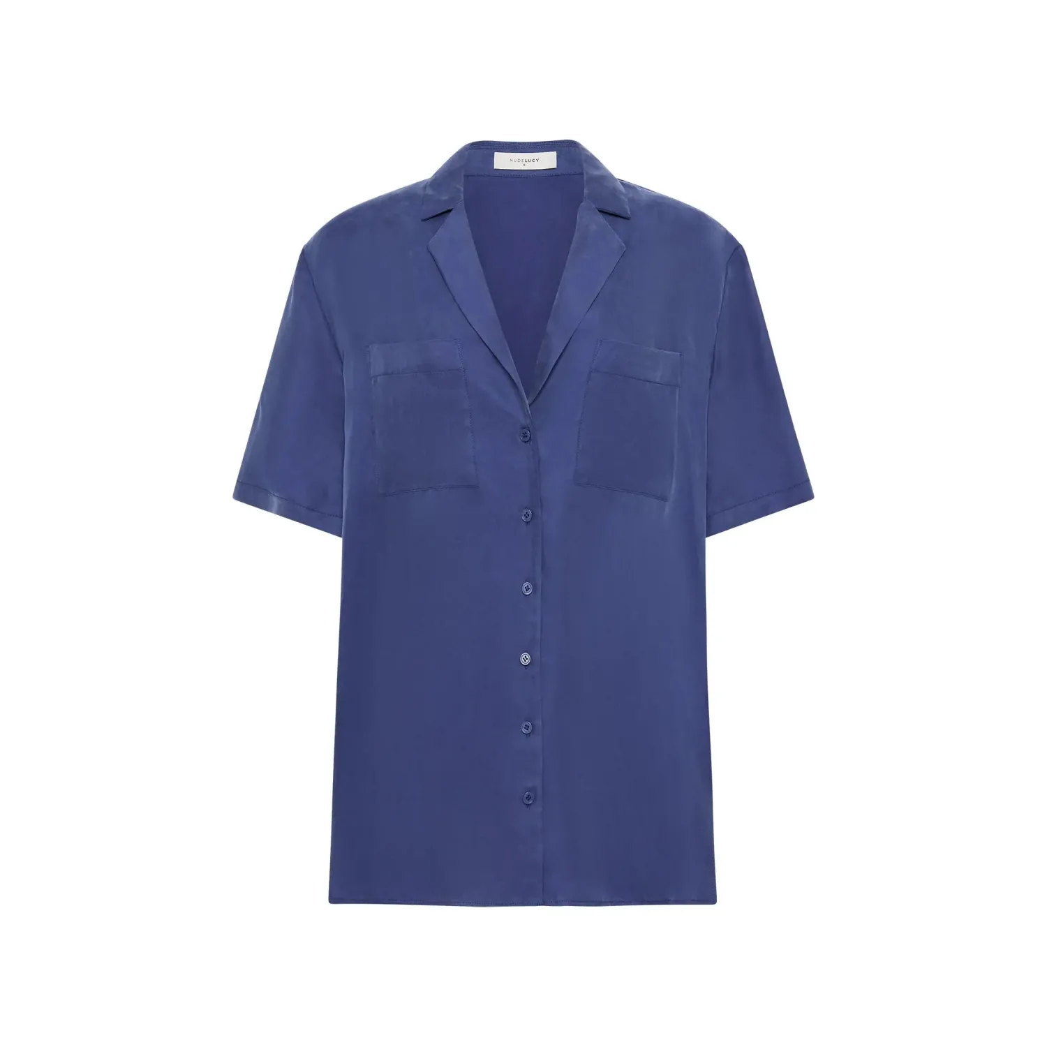 New Nude Lucy Lucia Cupro Shirt - Indigo