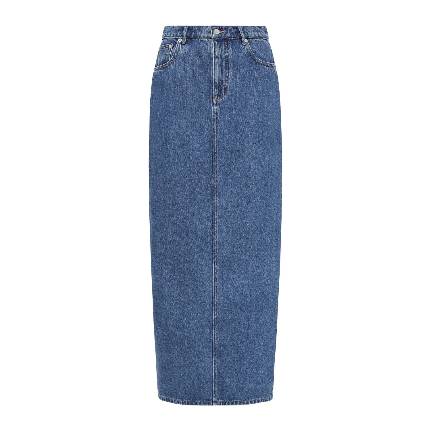 Outlet Nude Lucy Organic Denim Maxi Skirt - Vintage Blue