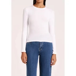 Clearance Nude Lucy Organic Rib LS Tee