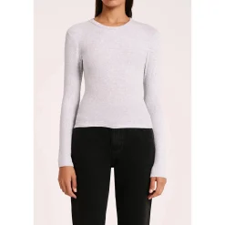 Clearance Nude Lucy Organic Rib LS Tee
