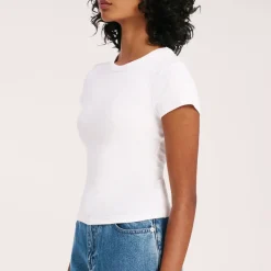 Outlet Nude Lucy Organic Rib SS Tee