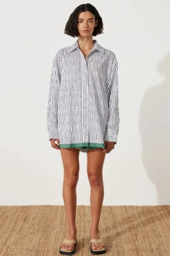 Outlet Zulu & Zephyr Paint Stripe Shirt