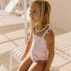 Outlet Golden Children Palm Beach One Piece Swimsuit - Palm Beach Pink