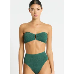 Clearance Bond-Eye Swim Palmer Brief - Bottle Green Lurex