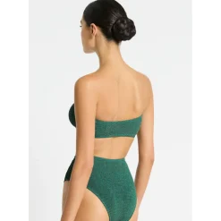 Clearance Bond-Eye Swim Palmer Brief - Bottle Green Lurex