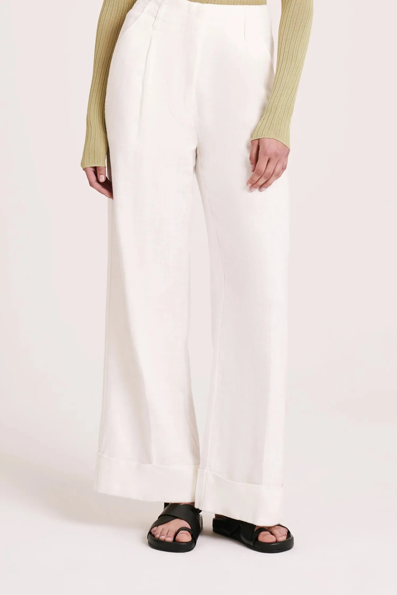 Best Nude Lucy Paloma Tailored Pant - Salt