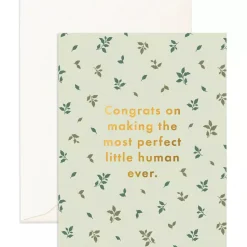 Sale Fox & Fallow Perfect Human Broderie Greeting Card