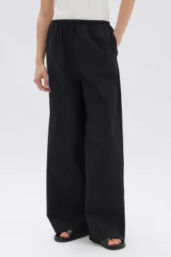 Clearance Assembly Label Philipa Poplin Pant - Black