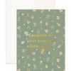 Outlet Fox & Fallow Precious Babe Broderie Greeting Card