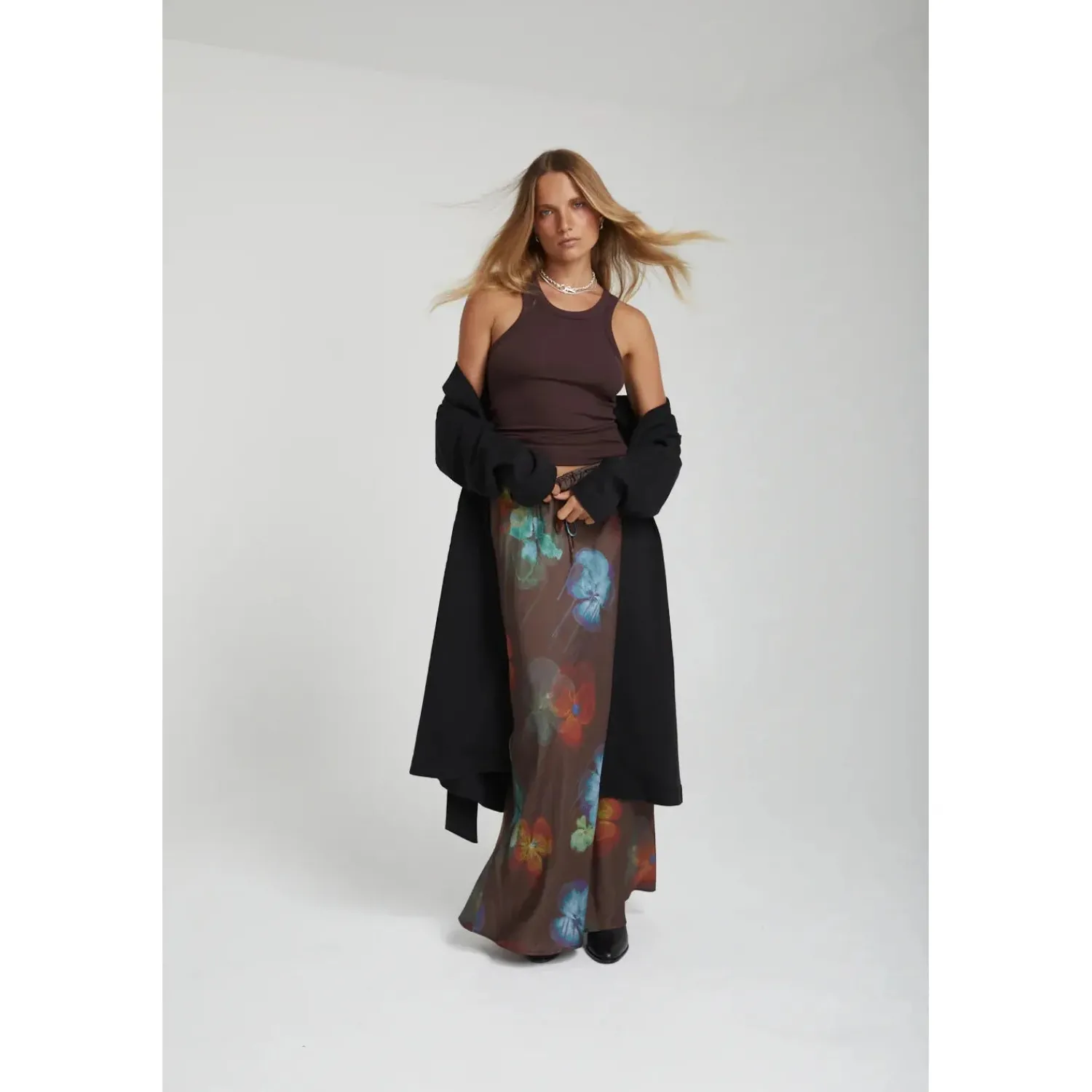 New Summi Summi Racer Tank - Chestnut