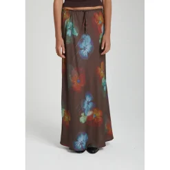 New Summi Summi Relaxed Maxi Skirt - Pansy Drip