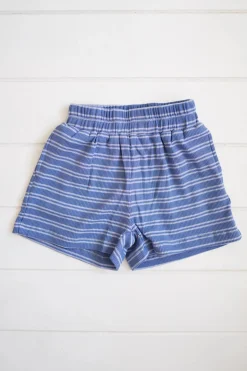 Outlet Milky Designs Rib Short - Blue Stripe