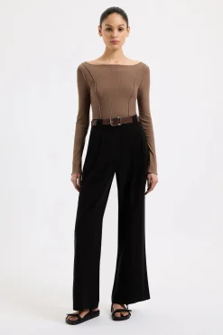 Outlet Nude Lucy Romee Top - Chestnut
