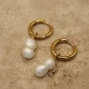 Sale Love From Lilou Ruby Pearl Hoops