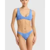 Bond-Eye Swim Scout Crop - Cornflower Floral