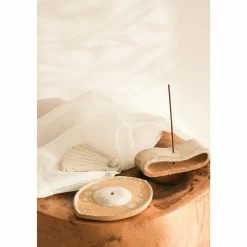 New Rachel Charge Seer Incense Holder - Sand/White