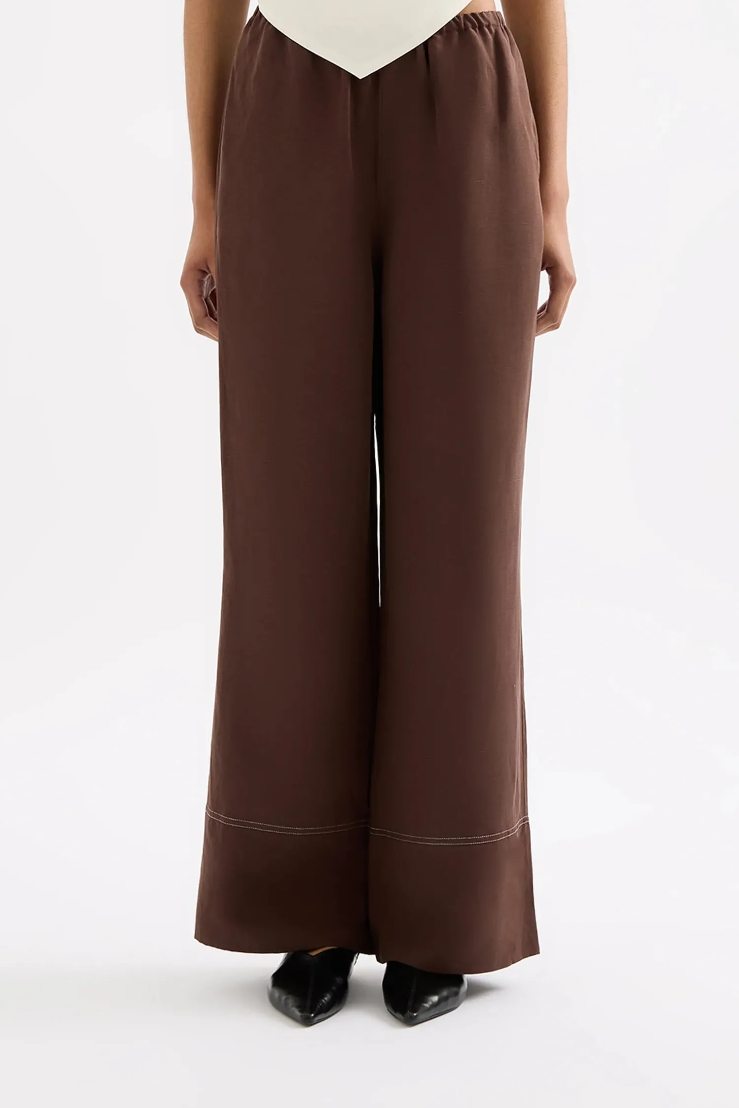 Best Nude Lucy Serafin Pant - Espresso
