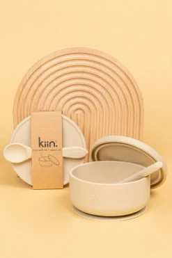 Outlet Kiin Silicone Suction Bowl With Lid + Spoon Set