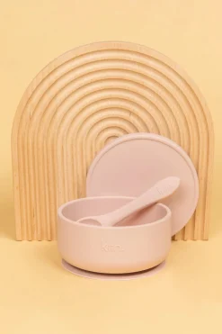 Outlet Kiin Silicone Suction Bowl With Lid + Spoon Set