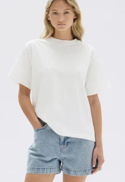 Online Assembly Label Slub Short Sleeve Tee - White