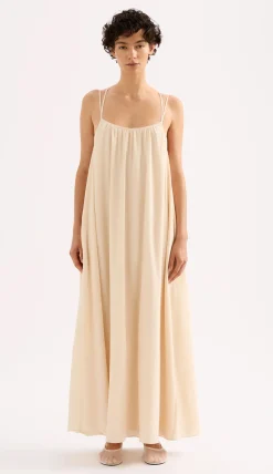 Discount Nude Lucy Stace Maxi Dress - Pannacotta