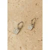 Online Love From Lilou Stardust Earrings - Silver