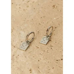 Online Love From Lilou Stardust Earrings - Silver