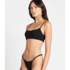 Best Bond-Eye Swim Strap Saint Crop - Black Eco