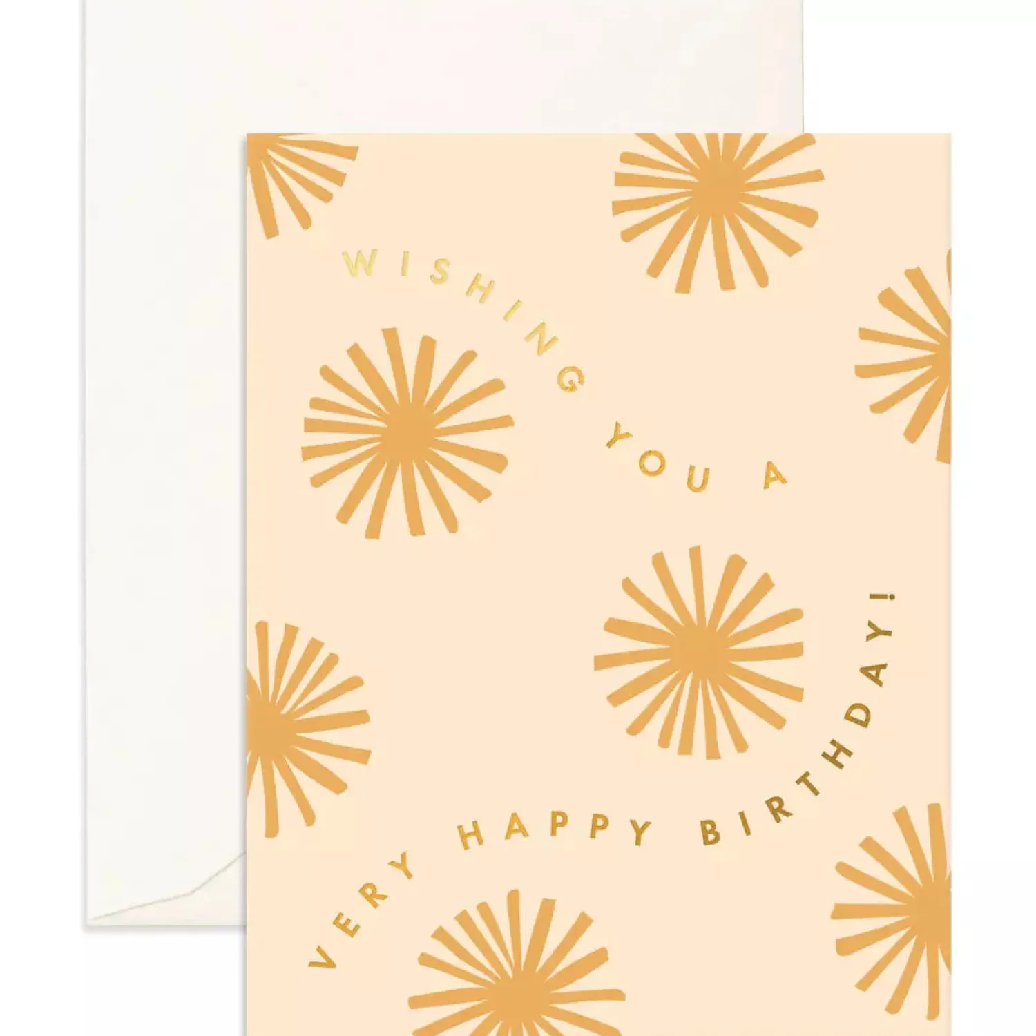 Best Fox & Fallow Sunburst Greeting Card
