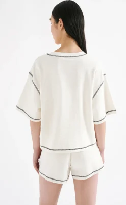 Nude Lucy Sutton Tee - Salt